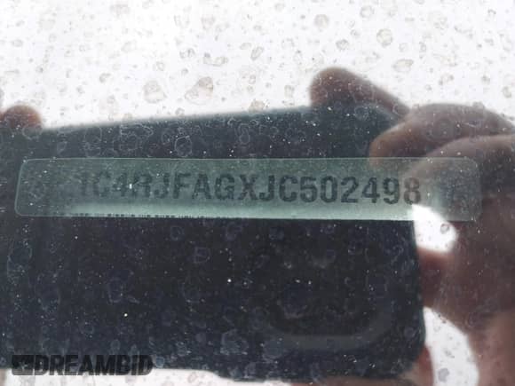 2018 Jeep Grand Cherokee Laredo с VIN 1C4RJFAGXJC502498, выставлен на аукционе IAAI как лот 42343738 с пробегом 81 600 миль миль и . История ставок и продаж доступна на DreamBid. Изображение 18.