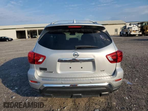 2020 Nissan Pathfinder SV with VIN 5N1DR2BN1LC630846, listed as a Copart auction lot 71257975 with 52,385 mi miles and Salvage title. Bid and sale history available at DreamBid. Image 6.
