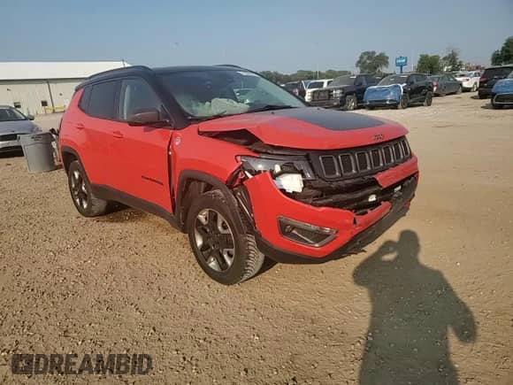 2018 Jeep Compass Trailhawk z VIN 3C4NJDDB6JT419478, wystawiony jako Copart lot #71927945 z przebiegiem 63 811 mil mil oraz Szkoda całkowita • Salvage title. Historia ofert i sprzedaży dostępna na DreamBid. Obrazek 14.