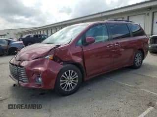 2018 Toyota Sienna XLE with VIN 5TDYZ3DC9JS962326, listed as a Copart auction lot 61618105 with 98,540 mi miles and Salvage title. Bid and sale history available at DreamBid. Image 1.