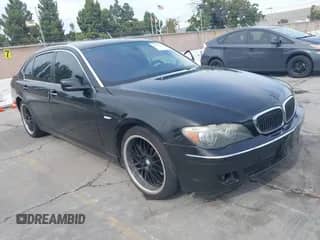 2007 BMW 7 Series 750Li with VIN WBAHN83527DT72028, listed as a IAAI auction lot 43374259 with 94,861 mi miles and . Bid and sale history available at DreamBid. Image 1.