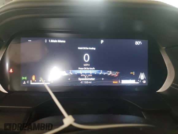 2022 Jeep Grand Cherokee Overland с VIN 1C4RJKDG6N8531834, выставлен на аукционе Copart как лот 58535695 с пробегом 41 168 миль миль и Списание • Salvage title. История ставок и продаж доступна на DreamBid. Изображение 9.