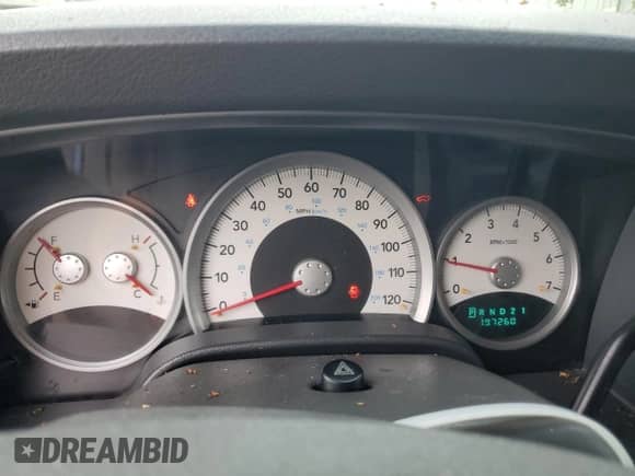 2006 Dodge Durango SLT with VIN 1D4HB48NX6F151649, listed as a Copart auction lot 81760685 with 197,260 mi miles and Non repairable. Bid and sale history available at DreamBid. Image 9.