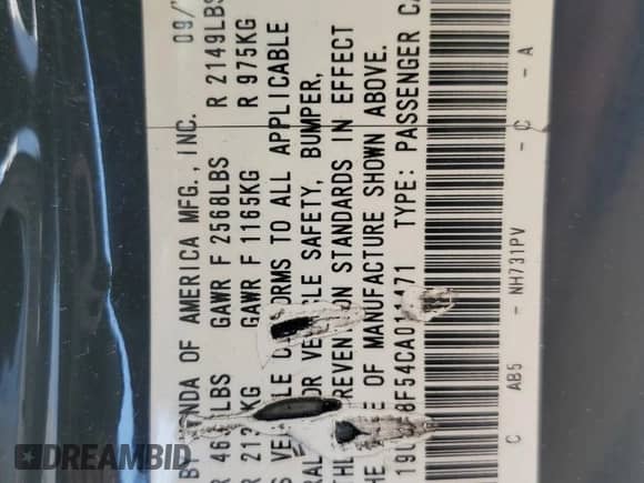 2012 Acura TL Technology z VIN 19UUA8F54CA011471, wystawiony jako Copart lot #86139355 z przebiegiem 220 141 mil mil oraz Szkoda całkowita • Salvage title. Historia ofert i sprzedaży dostępna na DreamBid. Obrazek 12.