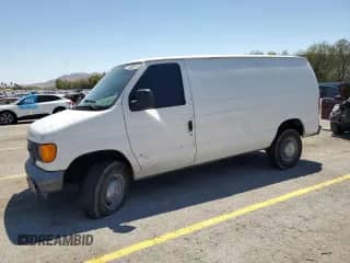 2006 Ford Econoline Cargo with VIN 1FTNE24LX6HA77525, listed as a Copart auction lot 68382115 with 218,488 mi miles and Salvage title. Bid and sale history available at DreamBid. Image 1.