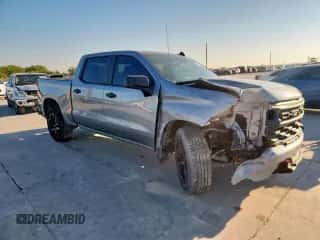 2023 Chevrolet Silverado 1500 Custom с VIN 3GCPABEK9PG198827, выставлен на аукционе Copart как лот 83850445 с пробегом 25 067 миль миль и Списание • Salvage title. История ставок и продаж доступна на DreamBid. Изображение 4.