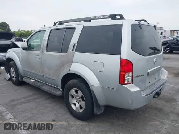 2007 Nissan Pathfinder S with VIN 5N1AR18U47C608602, listed as a IAAI auction lot 42489297 with 143,477 mi miles and . Bid and sale history available at DreamBid. Image 3.