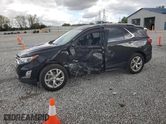 2020 Chevrolet Equinox Premier с VIN 2GNAXNEV4L6152643, выставлен на аукционе Copart как лот 82103365 с пробегом 64 405 миль миль и Списание • Salvage title. История ставок и продаж доступна на DreamBid. Изображение 1.
