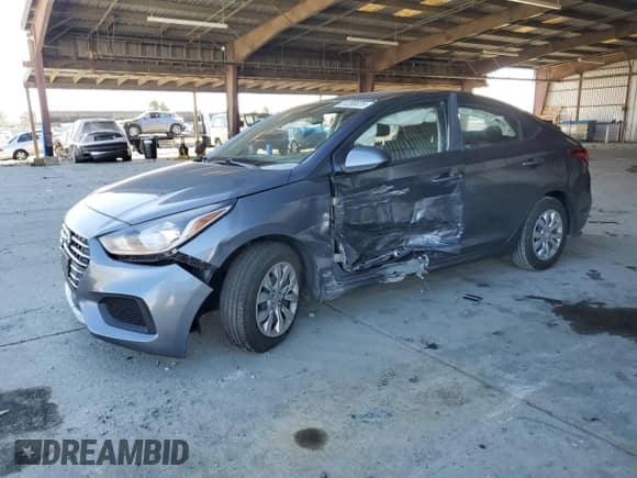 2019 Hyundai Accent SE with VIN 3KPC24A35KE087752, listed as a Copart auction lot 81286625 with 86,959 mi miles and Salvage title. Bid and sale history available at DreamBid. Image 1.