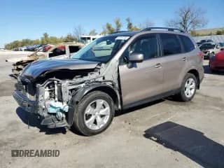 2014 Subaru Forester Premium z VIN JF2SJAEC2EH546176, wystawiony jako Copart lot #82515795 z przebiegiem 93 088 mil mil oraz Szkoda całkowita • Salvage title. Historia ofert i sprzedaży dostępna na DreamBid. Obrazek 1.