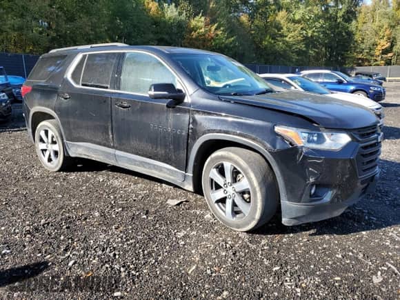 2021 Chevrolet Traverse LT with VIN 1GNEVHKW5MJ202945, listed as a Copart auction lot 85732685 with 104,680 mi miles and Clean title. Bid and sale history available at DreamBid. Image 4.