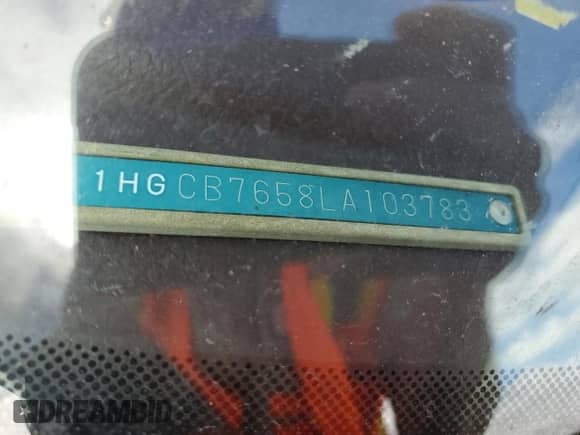 1990 Honda Accord с VIN 1HGCB7658LA103783, выставлен на аукционе Copart как лот 81592564 с пробегом 239 747 миль миль и Списание • Salvage title. История ставок и продаж доступна на DreamBid. Изображение 14.