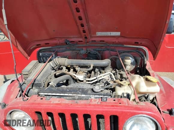 2003 Jeep Wrangler X z VIN 1J4FA39S33P308881, wystawiony jako Copart lot #69323655 z przebiegiem 264 257 mil mil oraz Szkoda całkowita • Salvage title. Historia ofert i sprzedaży dostępna na DreamBid. Obrazek 12.
