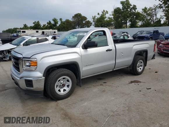 2014 GMC Sierra 1500 with VIN 1GTN1TEC1EZ321622, listed as a Copart auction lot 68211355 with 106,625 mi miles and Salvage title. Bid and sale history available at DreamBid. Image 1.