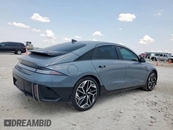 2023 Hyundai Ioniq 6 SEL with VIN KMHM34AA7PA040213, listed as a Copart auction lot 66888715 with 42,333 mi miles and Salvage title. Bid and sale history available at DreamBid. Image 3.