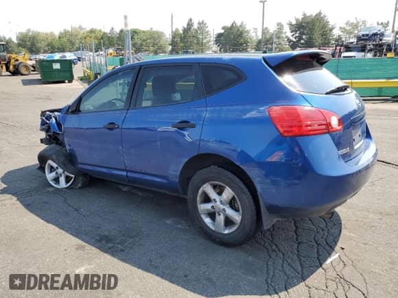 2010 Nissan Rogue S with VIN JN8AS5MV7AW114422, listed as a Copart auction lot 71532215 with 107,164 mi miles and Salvage title. Bid and sale history available at DreamBid. Image 2.