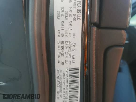 2017 Jeep Grand Cherokee Overland with VIN 1C4RJFCG3HC684651, listed as a Copart auction lot 91159335 with 88,225 mi miles and Non repairable. Bid and sale history available at DreamBid. Image 14.