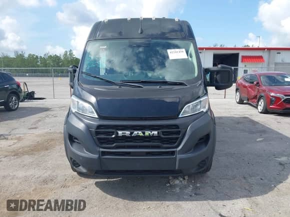 2023 Ram ProMaster Cargo with VIN 3C6LRVBG6PE503499, listed as a IAAI auction lot 42341410 with 21,273 mi miles and . Bid and sale history available at DreamBid. Image 13.