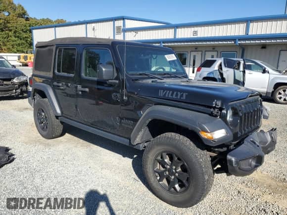 2021 Jeep Wrangler Unlimited Sport S с VIN 1C4HJXDN9MW665982, выставлен на аукционе Copart как лот 86660995 с пробегом 76 409 миль миль и Списание • Salvage title. История ставок и продаж доступна на DreamBid. Изображение 4.
