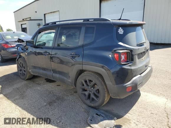2018 Jeep Renegade Latitude with VIN ZACCJABBXJPH25230, listed as a Copart auction lot 55446355 with Not provided miles and Salvage title. Bid and sale history available at DreamBid. Image 2.