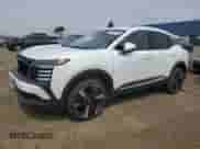 2025 Nissan Kicks SR with VIN 3N8AP6DB7SL348385, listed as a Copart auction lot 52554075 with 608 mi miles and Non repairable. Bid and sale history available at DreamBid. Image 1.