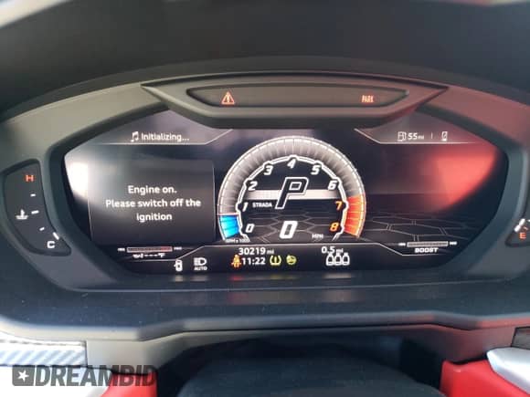 2021 Lamborghini Urus with VIN ZPBUA1ZL8MLA11388, listed as a Copart auction lot 81306374 with 30,219 mi miles and Salvage title. Bid and sale history available at DreamBid. Image 9.