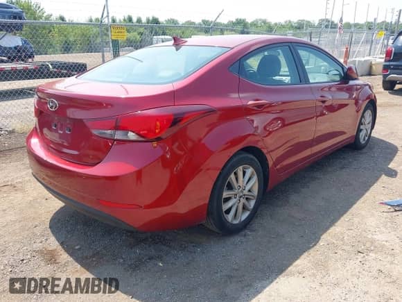 2016 Hyundai Elantra SE z VIN 5NPDH4AE4GH653200, wystawiony jako IAAI lot #42848707 z przebiegiem 106 230 mil mil oraz . Historia ofert i sprzedaży dostępna na DreamBid. Obrazek 4.