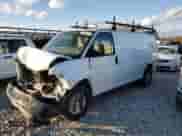 2019 Chevrolet Express Cargo с VIN 1GCWGAFG4K1309919, выставлен на аукционе Copart как лот 80187874 с пробегом Не указан миль и Списание • Salvage title. История ставок и продаж доступна на DreamBid. Изображение 1.