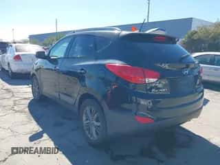 2014 Hyundai Tucson Limited z VIN KM8JU3AG5EU801900, wystawiony jako IAAI lot #43481583 z przebiegiem 135 174 mil mil oraz . Historia ofert i sprzedaży dostępna na DreamBid. Obrazek 3.