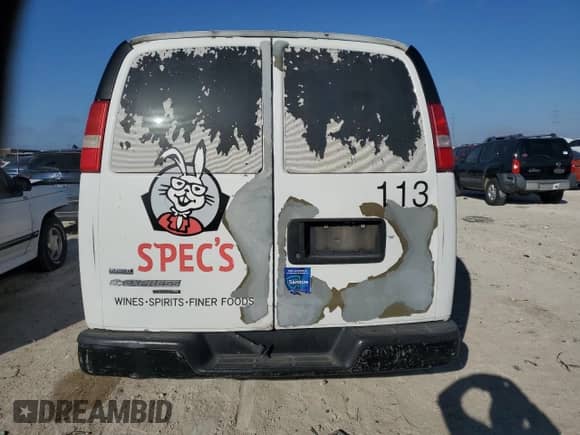 2011 Chevrolet Express Cargo with VIN 1GCWGGBA4B1155880, listed as a Copart auction lot 46640635 with 206,187 mi miles and Salvage title. Bid and sale history available at DreamBid. Image 6.