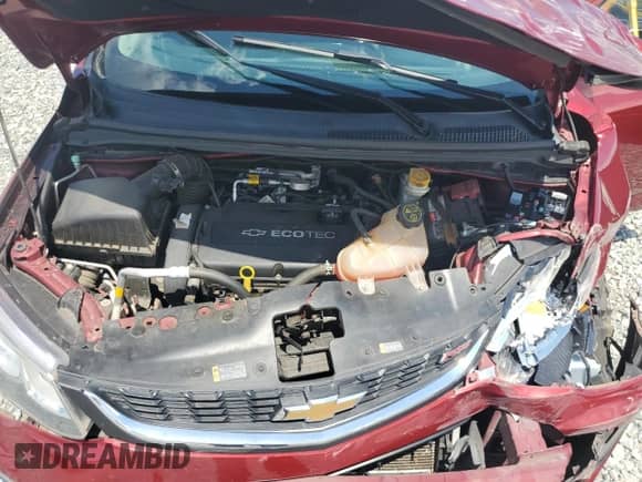 2017 Chevrolet Sonic LT с VIN 1G1JD6SH8H4115425, выставлен на аукционе Copart как лот 70711215 с пробегом 58 444 миль миль и Списание • Salvage title. История ставок и продаж доступна на DreamBid. Изображение 11.