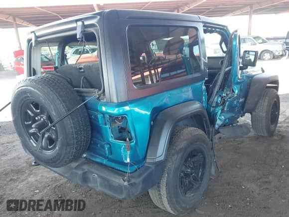 2020 Jeep Wrangler Sport S with VIN 1C4GJXAG1LW151849, listed as a IAAI auction lot 42513966 with 87,269 mi miles and . Bid and sale history available at DreamBid. Image 4.