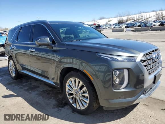 2020 Hyundai Palisade Limited with VIN KM8R5DHE3LU119508, listed as a Copart auction lot 46470854 with 76,055 mi miles and . Bid and sale history available at DreamBid. Image 4.
