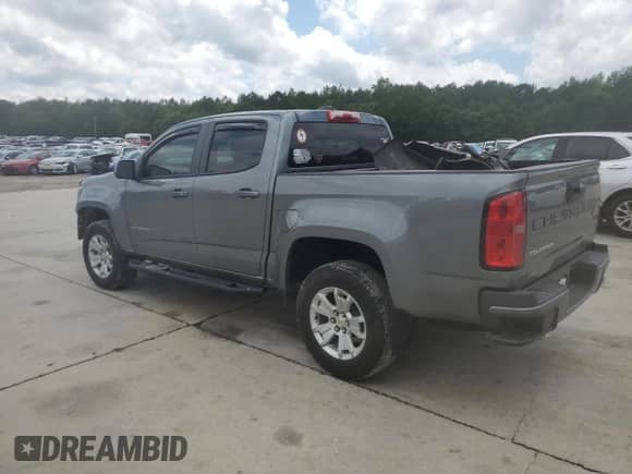 2022 Chevrolet Colorado 2WD LT with VIN 1GCGSCEA7N1266807, listed as a Copart auction lot 59741505 with 34,900 mi miles and Clean title. Bid and sale history available at DreamBid. Image 2.