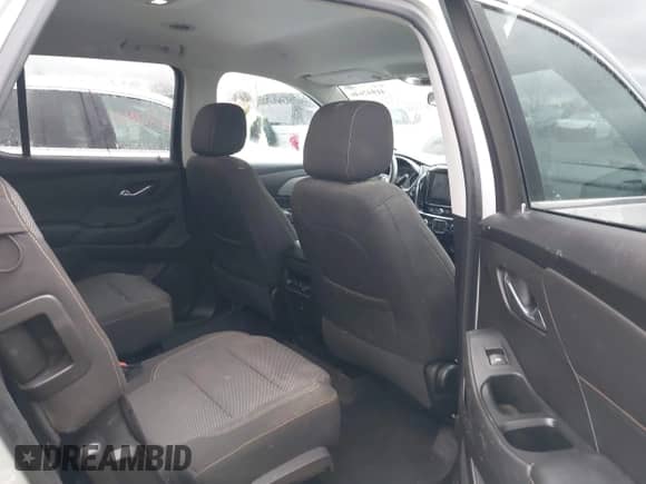 2018 Chevrolet Traverse LT Cloth with VIN 1GNERGKW8JJ104647, listed as a IAAI auction lot 41942646 with 94,745 mi miles and . Bid and sale history available at DreamBid. Image 8.