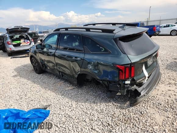 2023 Kia Sorento X-Line S with VIN 5XYRLDLC1PG232204, listed as a Copart auction lot 71703835 with 42,784 mi miles and Salvage title. Bid and sale history available at DreamBid. Image 2.