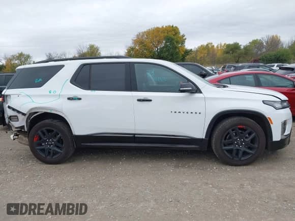 2023 Chevrolet Traverse Premier with VIN 1GNEVKKWXPJ324220, listed as a IAAI auction lot 43450922 with 23,302 mi miles and . Bid and sale history available at DreamBid. Image 13.