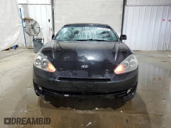 2008 Hyundai Tiburon GS with VIN KMHHM66D48U265282, listed as a Copart auction lot 77391204 with 77,088 mi miles and Salvage title. Bid and sale history available at DreamBid. Image 5.