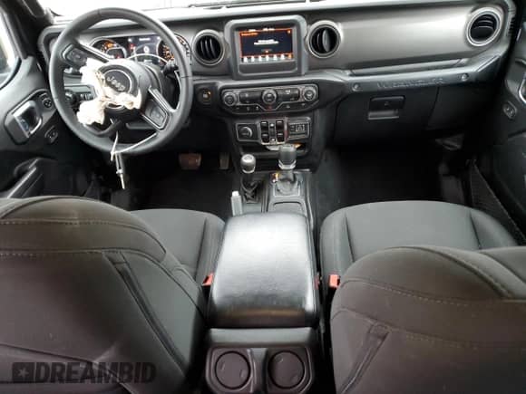 2022 Jeep Wrangler Unlimited Sport with VIN 1C4HJXDN4NW144864, listed as a Copart auction lot 81532584 with 34,830 mi miles and Salvage title. Bid and sale history available at DreamBid. Image 8.