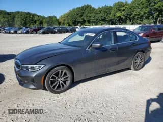 2020 BMW 3 Series 330i xDrive with VIN WBA5R7C00LFH33926, listed as a Copart auction lot 70012094 with 51,616 mi miles and Salvage title. Bid and sale history available at DreamBid. Image 1.