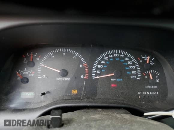 2001 Dodge 1500 with VIN 1B7HF16Y31S791814, listed as a Copart auction lot 56241105 with 107,585 mi miles and Clean title. Bid and sale history available at DreamBid. Image 9.