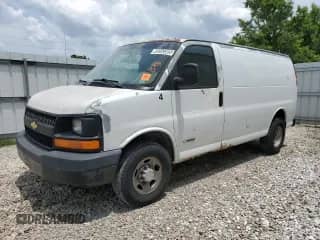 2006 Chevrolet Express Cargo z VIN 1GCGG25V861193091, wystawiony jako Copart lot #60242385 z przebiegiem 249 162 mil mil oraz Czysty tytuł • Clean title. Historia ofert i sprzedaży dostępna na DreamBid. Obrazek 1.