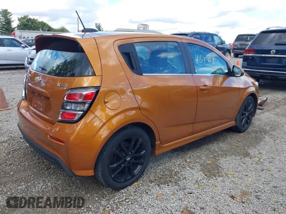 2017 Chevrolet Sonic Premier with VIN 1G1JF6SB6H4105725, listed as a IAAI auction lot 43488511 with 136,706 mi miles and . Bid and sale history available at DreamBid. Image 4.