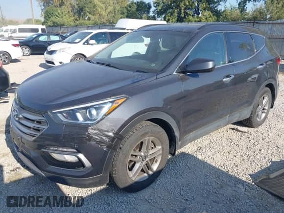 2017 Hyundai Santa Fe 2.4L с VIN 5XYZU3LB9HG460483, выставлен на аукционе IAAI как лот 43207231 с пробегом 109 465 миль миль и . История ставок и продаж доступна на DreamBid. Изображение 2.