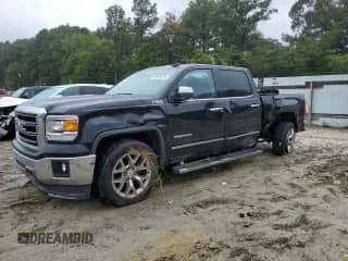 2015 GMC Sierra 1500 SLT z VIN 3GTU2VEC4FG380640, wystawiony jako Copart lot #69618675 z przebiegiem 134 239 mil mil oraz Szkoda całkowita • Salvage title. Historia ofert i sprzedaży dostępna na DreamBid. Obrazek 1.