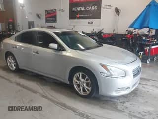 2014 Nissan Maxima S with VIN 1N4AA5AP8EC442319, listed as a IAAI auction lot 42947282 with 116,708 mi miles and . Bid and sale history available at DreamBid. Image 1.