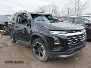 2025 Chevrolet Equinox AWD LT с VIN 3GNAXPEG4SL149121, выставлен на аукционе IAAI как лот 41804030 с пробегом Не указан миль и . История ставок и продаж доступна на DreamBid. Изображение 1.