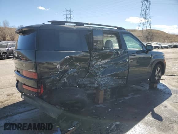 2024 Hyundai Santa Fe SEL with VIN 5NMP2DG13RH016480, listed as a Copart auction lot 46835465 with 7,983 mi miles and Salvage title. Bid and sale history available at DreamBid. Image 3.