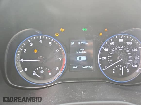 2021 Hyundai Kona SEL with VIN KM8K22AA1MU616807, listed as a Copart auction lot 67947195 with 102,798 mi miles and Salvage title. Bid and sale history available at DreamBid. Image 9.