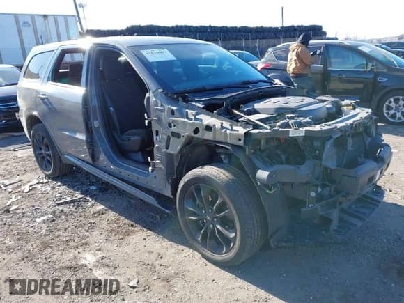 2021 Dodge Durango GT Plus with VIN 1C4RDJDG2MC689150, listed as a IAAI auction lot 41638093 with 46,429 mi miles and . Bid and sale history available at DreamBid. Image 1.